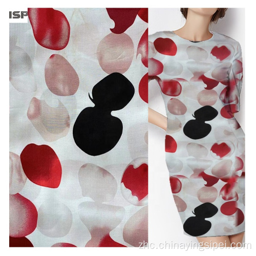 45s 100％人造丝/粘液印刷的织物人造丝奇特（Rayon Challis for Dress）